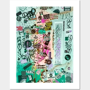 Sticker Urban Style Graffiti Tags Posters and Art